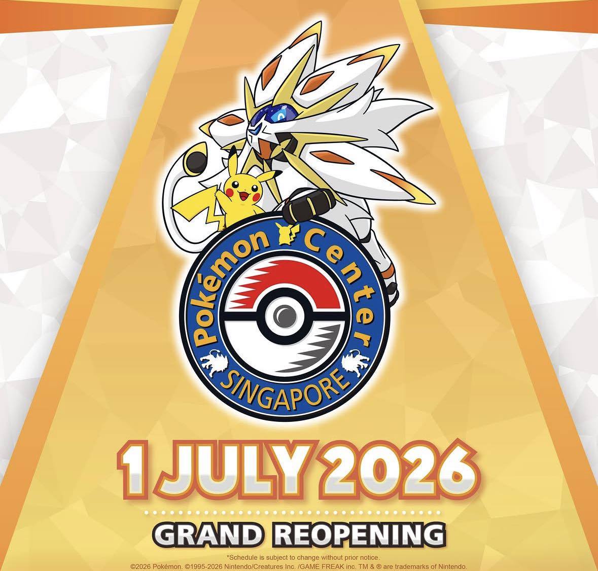 Pokemon Singapore Reopening