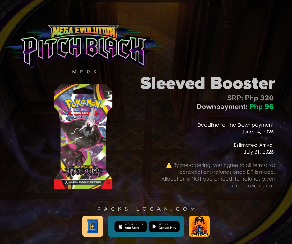 ME05 Pitch Black - Sleeved Booster